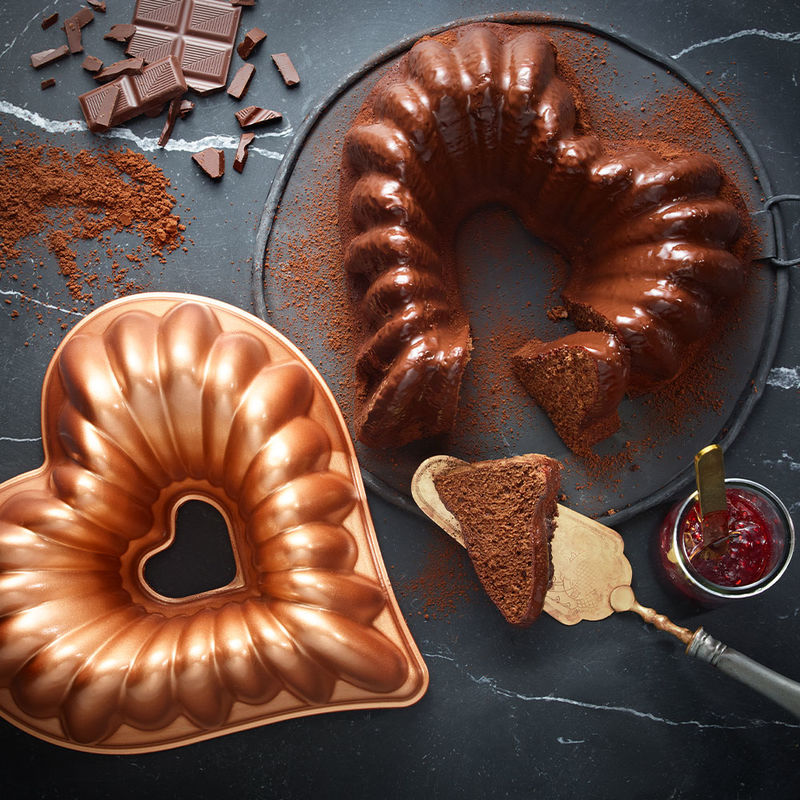 Schokoladenherz nach Sacher Art