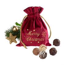  Das perfekte Geschenk zu Weihnachten: Weihnachtss�ckchen mit k�stlichen Tr�ffelpralinen