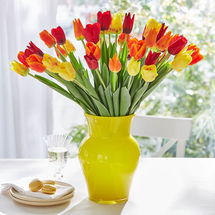 Tulpenstrau� in 2 knackigen Farbstellungen