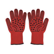  Bis 500 �C feuerfest: Elastische Hitzeschutz Handschuhe mit rutschfestem Profil