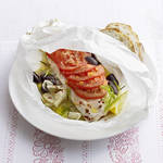 Doradenfilet mit Tomaten und Fenchel