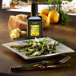 Gr�ner Spargel mit Parmesan