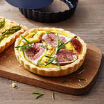 Ziegenk�se-Feigen-Quiche