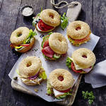 Bagels 7-fach gef�llt