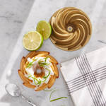 Joghurt-Limettenkuchen in den Mini-Spiralbl�ten-Backformen