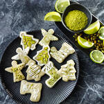 Matcha-Limetten-Kekse